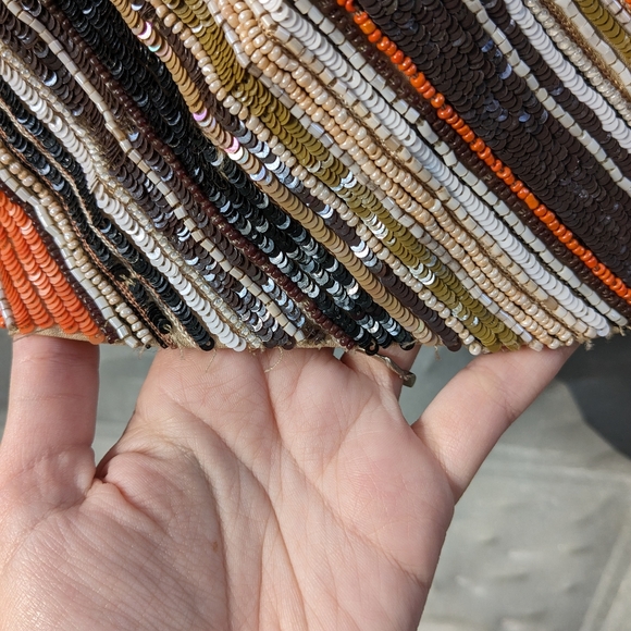 Carolina Herrera Beaded Sequin Sample Skirt - Picture 5 of 10